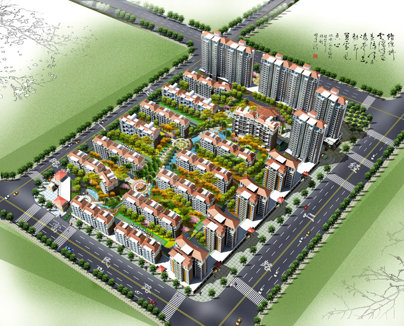泽林名苑小区景观设计